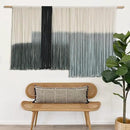 Macrame Wall Hanging Large Dip Dye Tapestry Fiber Wall Art Boho Living Room Bedroom Macrame Wall Decor 59''Wx35''L by CozyNest Decor