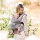 LÍLLÉbaby Complete Airflow Ergonomic 6-in-1 Baby Carrier Infant to Toddler with Lumbar Support (7-45 Pounds), 360 Degree Baby Wearing, Inward and Outward Facing (Silver) by TinyTreasures Baby Boutique