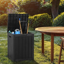 DRATO Deck Boxes, 28 Gallon Outdoor Storage Box for Patio Cushion, Sports Equipment, Garden Tools, Waterproof and UV Resistant, Lockable Black by GreenHaven Gardens
