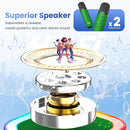 Mini Karaoke Machine for Kids Adults, Portable Bluetooth Mini Karaoke Microphone Singing Speaker Karaoke Player with 2 Wireless Mic, for All Smartphones,Birthday, Family,Home Party (Dark Green) by TinyTreasures Baby Boutique