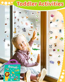 Benresive Reusable Sticker Books for Kids 2-4, Sticker Books for Toddlers 1-3 2-4, Toddler Travel Toys Activities Crafts Gifts - Animals, Dinosaurs and Insect by TinyTreasures Baby Boutique