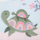 Lambs & Ivy Sea Dreams 3-Piece Dolphin/Turtle Nautical Baby Crib Bedding Set by TinyTreasures Baby Boutique