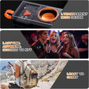 Karaoke Machine for Kids & Adults, Portable Bluetooth Mini Karaoke Speaker with 2 Wireless Microphone and Lights, Birthday Gifts for Girls & Boys, Toys for Girls, Family Home Party (Black) by TinyTreasures Baby Boutique
