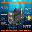 Submersible Water Pump 1200GPH/70W Fountain Pumps with Flow Control, Pond Pump Submersible Outdoor with 10ft 3-Core Power cable for Hydroponics, Aquarium, Waterfall, Statuary, Water feature by GreenHaven Gardens