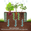 4x4x1ft Metal Raised Garden Bed Kit，Galvanized Garden Bed Box for Vegetables, Flowers, Herbs, and Succulents,120 Gallon Capacity - Green by CozyNest Decor