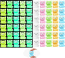 60Pcs Mini Cat Figurines Luminous Miniature Cute Resin Animals Glow in The Dark Tiny Cat to Hide Landscape Decoration Resin Figures DIY Accessories Ornament Craft Party Cake Topper by GreenHaven Gardens