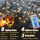 Solar String Lights Outdoor,115 Ft 300 LED Solar Christmas Lights with Remote,8 Modes Waterproof Patio Lights for Christmas Tree Patio Yard Garden Party Decor (Warm White) by GreenHaven Gardens