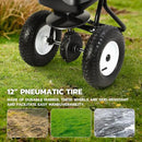 DNA MOTORING 80lb Walk-Behind Broadcast Spreader 36KG/29L Capacity, Garden Seeder with Wheels, for Residential Farm Seeding, TOOLS-00469 by GreenHaven Gardens