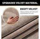 PrinceDeco Sectional Couch Covers Velvet Couch Cover for Dogs Washable L Shaped Couch Cover 1 Piece Individual Sectional Couch Covers with Elastic Bottom(Chaise Lounge,Taupe) by CozyNest Decor