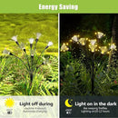 Flumy Solar Garden Lights, 64 LED Firefly Lights for Christmas Decorations, Waterproof Solar Outdoor Lights, Pathway Patio Outdoor Decor, Solar Swaying Lights, Swaying in The Wind(2 Pack) by GreenHaven Gardens