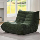 Bean Bag Chairs for Adults Giant Bean Bag Chair Memory Foam BeanBag Chair Big Bean Bag Sofa with Filler Faux Fur Fireside Beanbags Lazy Sofa for Living Room Bedroom Dorm Office (Green Chenille) by CozyNest Decor