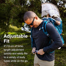 Osprey Poco SLT Lightweight Child Carrier Backpack - Slimmed-Down Hiking Carrier for Toddlers with Safety Harness, Sunshade, and Ventilated Backpanel - Lightweight Travel-Friendly Option by TinyTreasures Baby Boutique