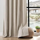 Joydeco Linen Curtains 90 Inch Length, Light Filtering Curtains for Bedroom Living Room, 52 Inches Wide Faux Linen Drapes with Rod Pockets (52x90 inch, Linen) by CozyNest Decor