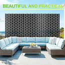 Outdoor Privacy Screen,72" H×47" W Metal Privacy Screen, Freestanding Privacy Fence Panels for Patio by GreenHaven Gardens