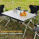 KingCamp Folding Camping Table Aluminum Roll Up Table Oversized Large Camp Table Stable Portable Outdoor Folding Table for Picnic Camping Barbecue Backyard Party,57.4''×31.4''4-6 Person,Support 176lbs by GreenHaven Gardens