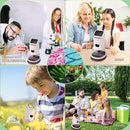 Microscope for Kids, 1000x Handheld, 2.0-inch Color Screen, Portable Educational Gift, Children's Microscope for 8-12 Year Olds by TinyTreasures Baby Boutique