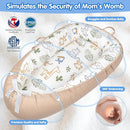Baby Lounger - Breathable & Soft Baby Nest, Portable and Lightweight Tummy Time Lounger for Home and Travel, Ideal Newborn Babies Essentials Baby Shower Gifts by TinyTreasures Baby Boutique