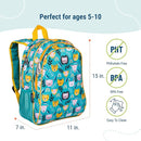 Wildkin 15-inch Kids Backpack – Durable, Padded, Adjustable for School & Travel - Party Animals by TinyTreasures Baby Boutique