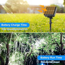 Extra-Long 288FT 800LED Solar Fairy String Lights, 4-Pack 72FT 200 LED Outdoor Twinkle Lights Waterproof 8 Lighting Modes Cool White Silver Wire Lights for Deck Backyard Tree Garden Fence Pool Party by GreenHaven Gardens