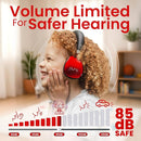 Puro Sound Labs PuroQuiet Plus Kids Noise Cancelling Headphones, Bluetooth Kids On Ear Headphones with Mic, Lightweight On-Ear Design, Studio-Grade Sound (Red) by TinyTreasures Baby Boutique