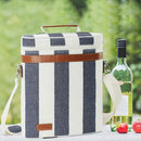 Zormy 3 Bottle Insulated Wine Tote Cooler Bag, Portable Carrier with Corkscrew Opener and Shoulder Strap for Beach Travel Picnic, Unique Carrier by TinyTreasures Baby Boutique