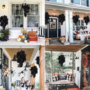 RECUTMS Black Maple Leaf Artificial Hanging Plants Fake Plants Faux Fall Leaves Halloween Faux Plants Autumn Leaves Artificial Wall Hanging Indoor Outdoor Halloween Decoration（Black） by CozyNest Decor