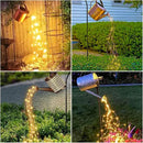2 Pack 220 LED Firefly Bunch Lights, 8 Flashing Modes Waterproof Copper Wire Waterfall Lights, Fairy Lights for Indoor Outdoor Decor (Solar Warm White) by GreenHaven Gardens