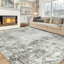 10x14 Area Rugs Large Living Room Rug Washable: Modern Abstract Rug Indoor Modern Carpet Non Slip for Dining Room Bedroom Nursery Home Office Brown Grey by TinyTreasures Baby Boutique
