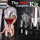 Highball & Chaser 13-Piece Boston Cocktail Shaker Set Stainless Steel Mixology Bartender Kit With Stand For Home Bar Cocktail Set | Laser Engraved Cocktail Tools | Plus E-Book with 30 Cocktail Recipes by CozyNest Decor