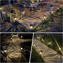 XMCOSY+ Solar Lights Outdoor, 6 Pack Pathway Lights Solar Powered, 20 LM LED Glass Outside Light, Waterproof Lighting for Garden Yard Landscape Driveway Walkway (Warm White) by GreenHaven Gardens