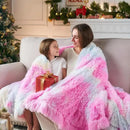 GONAAP Fuzzy Faux Fur Throw Blanket Tie-dye Rainbow Super Soft Cozy Plush Fuzzy Shaggy Blanket for Couch Sofa Bed (Tie-dye Rainbow, Throw(50"x60")) by CozyNest Decor