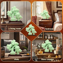 Top Resin Money Tree, Artificial Bonsai Tree, Handcrafted, Premium Quality, Feng Shui Gift for Abundance Luck and Success (Green) by GreenHaven Gardens