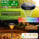 6 Pack, Landscape Lighting for Yard and Walkway, Garden Decor for Outside Patio Porch, Warm White, Black, GD006 by GreenHaven Gardens