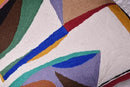 Kandinsky Balancement Decorative Pillow Cover Abstract Toss Pillows Farmhouse Chair Cushion Contemporary Pillow Mid-Century Chair Cushions Hand Embroidered Pillow Wool Size 18x18 by CozyNest Decor