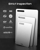 Titanium Cutting Board, 100% Pure Titanium Cutting Boards For Kitchen, Best Non Toxic titanium chopping board, Dishwasher safe, Hygiene and Durability for Meat, Fruit, and Vegetables (3PCS) by CozyNest Decor