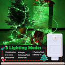 50ft LED Rope Lights Outdoor, 360 LED Connectable and Flexible Tube Lights with 8 Modes, Waterproof LED Rope Lighting for Garden, Patio, Pool, Bedroom, Party, Indoor Outdoor Christmas Decor (Green) by GreenHaven Gardens