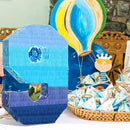 Sratte Number 1 2 3 4 5 6 7 8 9 Piñata with Stick Blindfold Confetti, Gradient Blue Piñata for Kids Boys Girls Birthday Party Anniversary Decorations Supplies(Number 9) by TinyTreasures Baby Boutique