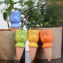 Self Watering Spikes for Plants, Terracotta Slow Release Watering System - Vacation Plant Waterer, 4 Pack Automatic Plant Watering Devices for Indoor Outdoor Potted Plants by GreenHaven Gardens