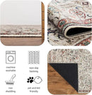 Keen Home Design 2x7 Rug - Machine Washable Runner Rug with Non-Slip Backing, Ideal for Hallway, Entryway, Kitchen, Laundry Room - Vintage, Easy Clean, Durable, Low Pile Rug - (2'6" x 7') by CozyNest Decor