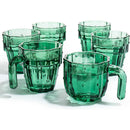Cactus Stackable Glasses, Set of 6-10 oz