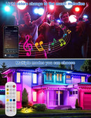Spot Lights Outdoor, Smart RGBW LED Color Changing Landscape Lights with APP and Remote Control, Music Mode, DIY Scenes, Timing, IP65 Waterproof Spotlights Plug in for Yard Garden, 2 Pack by GreenHaven Gardens
