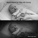 VTech VM818HD Baby Monitor, 5" 720p Screen, Night Light, 110-degree Wide-Angle True-Color DayVision, HD No Glare NightVision, 1000ft Range, 2-Way Talk, Secure Transmission No WiFi by TinyTreasures Baby Boutique