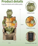 iStatue Solar-Powered Turtle Figurine Light with Glowing Cup - 5.5 in Lifelike LED Decorative Lamp for Outdoor Ambiance - Patio Table, Yard & Garden Decor (Turtle) by GreenHaven Gardens