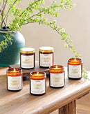 AOOVOO Candles Set - 6PC Scented Candles, Soy Candle, Aromatherapy Candle, Soy Wax Candle, Candle for Home Scented, Lavender/Vanilla/Eucalyptus/Sage/Jasmine/Sandalwood by CozyNest Decor