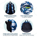 Wildkin 16-inch Kids Backpack – Durable, Padded & Spacious School Bag for Boys & Girls - Sharks by TinyTreasures Baby Boutique