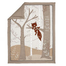 Lambs & Ivy Treetop Fox Woodland Tree Nursery 3-Piece Baby Crib Bedding Set by TinyTreasures Baby Boutique