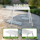 Food Grade 304 Stainless Steel BBQ Grill Table fits Tabletop Griddle, Outdoor Grill Table with 4 Foldable Legs, Portable Grill Stand for RV, Camping, Tailgating by GreenHaven Gardens
