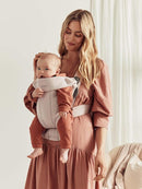 BabyBjörn Baby Carrier Mini, 3D Jersey, Light Beige | Newborn Carrier (7-25 lbs), Ergonomic, Easy-to-Use by TinyTreasures Baby Boutique