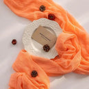 Fresh Salmon Cheesecloth Table Runner Peach Echo Gauze 120 Inch 10 FT Boho Cheese Cloth Table Runner for Wedding Baby Shower Bridal Shower Party Sheer Centerpiece Home Decorations by CozyNest Decor