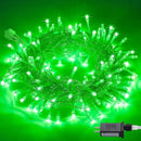 JMEXSUSS Connectable 100 LED Green Halloween Lights, 8 Modes Plug-in Green Christmas Lights Indoor, 33ft Clear Wire Twinkle String Light Outdoor for Halloween Christmas Tree Xmas Decor by GreenHaven Gardens